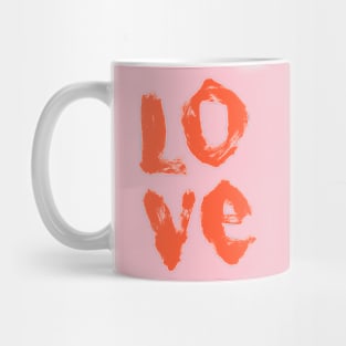 LOVE - in Orange Mug